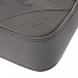 LOUIS VUITTON ルイヴィトン モノグラムシャドウ デュオメッセンジャー グレー M46104 メンズ レザー ショルダーバッグ Aランク 中古 銀蔵
