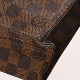 LOUIS VUITTON ルイヴィトン ダミエ サックプラ ブラウン N51140 ユニセックス ダミエキャンバス トートバッグ ABランク 中古 銀蔵
