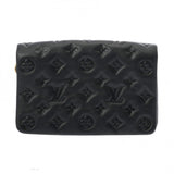 LOUIS VUITTON ルイヴィトン モノグラム エンボス ポシェットクッサン ノワール M82116 レディース レザー ショルダーバッグ Aランク 中古 銀蔵