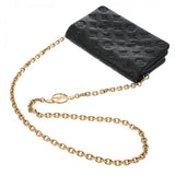 LOUIS VUITTON ルイヴィトン モノグラム エンボス ポシェットクッサン ノワール M82116 レディース レザー ショルダーバッグ Aランク 中古 銀蔵