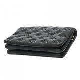LOUIS VUITTON ルイヴィトン モノグラム エンボス ポシェットクッサン ノワール M82116 レディース レザー ショルダーバッグ Aランク 中古 銀蔵