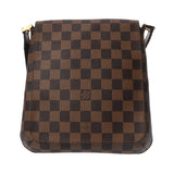 LOUIS VUITTON ルイヴィトン ダミエ ミュゼットサルサ ロング ブラウン N51300 レディース ダミエキャンバス ショルダーバッグ Bランク 中古 銀蔵