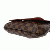 LOUIS VUITTON ルイヴィトン ダミエ ミュゼットサルサ ロング ブラウン N51300 レディース ダミエキャンバス ショルダーバッグ Bランク 中古 銀蔵