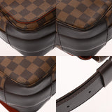 LOUIS VUITTON ルイヴィトン ダミエ バスティーユ ブラウン N45258 ユニセックス ダミエキャンバス ショルダーバッグ Bランク 中古 銀蔵