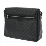 LOUIS VUITTON ルイヴィトン ダミエグラフィット レンツォ ブラック/グレー N51213 メンズ ダミエキャンバス ショルダーバッグ Bランク 中古 銀蔵