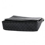 LOUIS VUITTON ルイヴィトン ダミエグラフィット レンツォ ブラック/グレー N51213 メンズ ダミエキャンバス ショルダーバッグ Bランク 中古 銀蔵