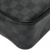 LOUIS VUITTON ルイヴィトン ダミエグラフィット レンツォ ブラック/グレー N51213 メンズ ダミエキャンバス ショルダーバッグ Bランク 中古 銀蔵