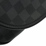 LOUIS VUITTON ルイヴィトン ダミエグラフィット レンツォ ブラック/グレー N51213 メンズ ダミエキャンバス ショルダーバッグ Bランク 中古 銀蔵