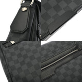 LOUIS VUITTON ルイヴィトン ダミエグラフィット レンツォ ブラック/グレー N51213 メンズ ダミエキャンバス ショルダーバッグ Bランク 中古 銀蔵