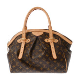 LOUIS VUITTON ルイヴィトン モノグラム ティボリ GM ブラウン M40144 レディース モノグラムキャンバス ハンドバッグ ABランク 中古 銀蔵