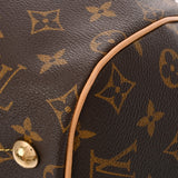 LOUIS VUITTON ルイヴィトン モノグラム ティボリ GM ブラウン M40144 レディース モノグラムキャンバス ハンドバッグ ABランク 中古 銀蔵
