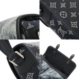 LOUIS VUITTON ルイヴィトン モノグラム チャップマン メッセンジャー PM ネイビー M54248 メンズ モノグラムサバンナキャンバス ショルダーバッグ Aランク 中古 銀蔵