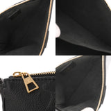 LOUIS VUITTON ルイヴィトン モノグラムアンプラント ミュルティ ポシェット アクセソワール ノワール M80399 レディース レザー ショルダーバッグ ABランク 中古 銀蔵