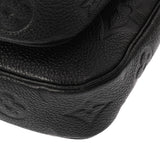 LOUIS VUITTON ルイヴィトン モノグラムアンプラント ミュルティ ポシェット アクセソワール ノワール M80399 レディース レザー ショルダーバッグ ABランク 中古 銀蔵