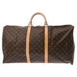 LOUIS VUITTON ルイヴィトン モノグラム キーポル バンドリエール 60 ブラウン M41412 ユニセックス モノグラムキャンバス ボストンバッグ ABランク 中古 銀蔵