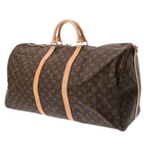 LOUIS VUITTON ルイヴィトン モノグラム キーポル バンドリエール 60 ブラウン M41412 ユニセックス モノグラムキャンバス ボストンバッグ ABランク 中古 銀蔵
