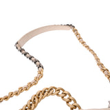 CHANEL シャネル シャネル19 フラップハンドバッグ 2WAY ベージュ AS1160 レディース ラムスキン ショルダーバッグ Aランク 中古 銀蔵