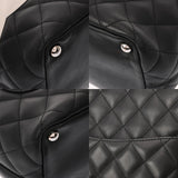 CHANEL シャネル カンボンライン スモールトート ブラック/ホワイト A25166 レディース カーフ トートバッグ ABランク 中古 銀蔵