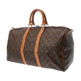 LOUIS VUITTON ルイヴィトン モノグラム キーポル 45 ブラウン M41428 ユニセックス モノグラムキャンバス ボストンバッグ Bランク 中古 銀蔵