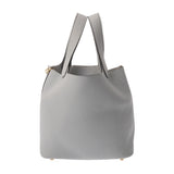HERMES エルメス ピコタン ロック PM ブルーペール Z刻印(2021年頃) レディース トリヨンクレマンス ハンドバッグ ABランク 中古 銀蔵