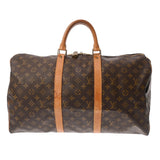 LOUIS VUITTON ルイヴィトン モノグラム キーポル 50 ブラウン M41426 ユニセックス モノグラムキャンバス ボストンバッグ Bランク 中古 銀蔵