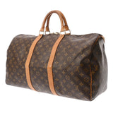 LOUIS VUITTON ルイヴィトン モノグラム キーポル 50 ブラウン M41426 ユニセックス モノグラムキャンバス ボストンバッグ Bランク 中古 銀蔵