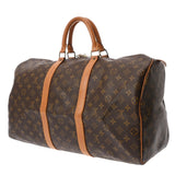 LOUIS VUITTON ルイヴィトン モノグラム キーポル 50 ブラウン M41426 ユニセックス モノグラムキャンバス ボストンバッグ Bランク 中古 銀蔵