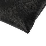 LOUIS VUITTON ルイヴィトン モノグラムエクリプス ポシェットディスカバリー 黒/グレー M62291 メンズ モノグラムキャンバス クラッチバッグ ABランク 中古 銀蔵