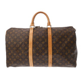 LOUIS VUITTON ルイヴィトン モノグラム キーポル 50 ブラウン M41426 ユニセックス モノグラムキャンバス ボストンバッグ Bランク 中古 銀蔵