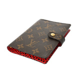 LOUIS VUITTON ルイヴィトン モノグラム アジェンダ PM 草間彌生コラボ ルージュ R20005 ユニセックス モノグラムキャンバス 手帳カバー Aランク 中古 銀蔵
