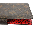 LOUIS VUITTON ルイヴィトン モノグラム アジェンダ PM 草間彌生コラボ ルージュ R20005 ユニセックス モノグラムキャンバス 手帳カバー Aランク 中古 銀蔵