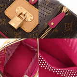 LOUIS VUITTON ルイヴィトン モノグラムペルフォ ペルフォ スピーディ 30 フューシャ M95180 レディース モノグラムペルフォ ハンドバッグ ABランク 中古 銀蔵