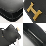 HERMES エルメス コンスタンス 3 ミニ 18 ミロワール ブラック U刻印(2022年頃) レディース ヴォーエプソン ショルダーバッグ Aランク 中古 銀蔵