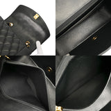 CHANEL シャネル マトラッセ ダイアナ チェーンショルダー 22cm ブラック A01164 レディース ラムスキン ショルダーバッグ Aランク 中古 銀蔵