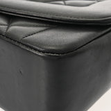 CHANEL シャネル マトラッセ ダイアナ チェーンショルダー 22cm ブラック A01164 レディース ラムスキン ショルダーバッグ Aランク 中古 銀蔵