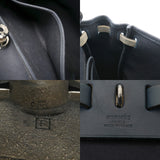 HERMES エルメス エールバッグ PM 2WAY ネイビー □F刻印(2002年頃) レディース ヴィブラート/トワルオフィシェ ハンドバッグ Bランク 中古 銀蔵