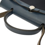 HERMES エルメス エールバッグ PM 2WAY ネイビー □F刻印(2002年頃) レディース ヴィブラート/トワルオフィシェ ハンドバッグ Bランク 中古 銀蔵