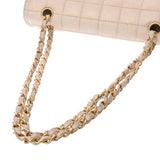 CHANEL シャネル ニュートラベルライン チェーンショルダー ベージュ A15285 レディース ナイロンジャガード ハンドバッグ ABランク 中古 銀蔵