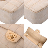 CHANEL シャネル ニュートラベルライン チェーンショルダー ベージュ A15285 レディース ナイロンジャガード ハンドバッグ ABランク 中古 銀蔵