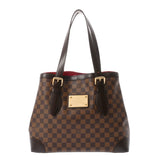 LOUIS VUITTON ルイヴィトン ダミエ ハムステッド MM ブラウン N51204 レディース ダミエキャンバス トートバッグ ABランク 中古 銀蔵