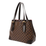 LOUIS VUITTON ルイヴィトン ダミエ ハムステッド MM ブラウン N51204 レディース ダミエキャンバス トートバッグ ABランク 中古 銀蔵
