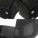 SAINT LAURENT サンローラン スタッズ トートバッグ ブラック 333099 レディース レザー トートバッグ ABランク 中古 銀蔵