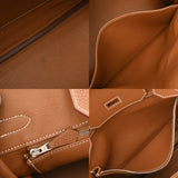 HERMES エルメス バーキン 30 ゴールド □Q刻印(2013年頃) レディース トゴ ハンドバッグ ABランク 中古 銀蔵