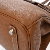 HERMES エルメス バーキン 30 ゴールド □Q刻印(2013年頃) レディース トゴ ハンドバッグ ABランク 中古 銀蔵