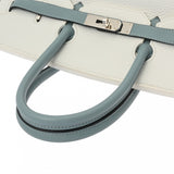 HERMES エルメス バーキン 35 SPオーダー ブロン/シエル □O刻印(2011年頃) ユニセックス トリヨンクレマンス ハンドバッグ Aランク 中古 銀蔵