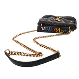 LOUIS VUITTON ルイヴィトン ニューウェーブ チェーンバッグ PM ノワール M56461 レディース カーフレザー ショルダーバッグ ABランク 中古 銀蔵