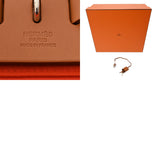 HERMES エルメス エールバッグ ジップ PM オレンジポピー/ゴールド X刻印(2016年頃) レディース トワルオフィシェ/ヴァッシュハンター 2WAYバッグ Aランク 中古 銀蔵