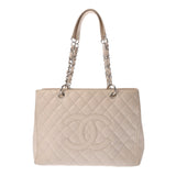 CHANEL シャネル GST グランドショッピングトート アイボリー A50995 レディース キャビアスキン トートバッグ ABランク 中古 銀蔵