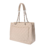 CHANEL シャネル GST グランドショッピングトート アイボリー A50995 レディース キャビアスキン トートバッグ ABランク 中古 銀蔵