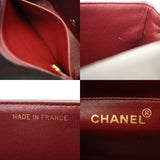 CHANEL シャネル Vステッチ チェーンショルダー 25cm ブラック レディース ラムスキン ショルダーバッグ ABランク 中古 銀蔵